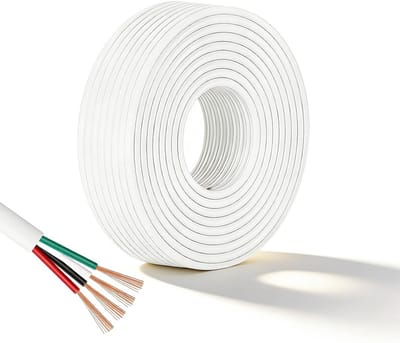 Zachte PVC Elektrische Kabel 28 AWG, 10 m, 4 Aders, Buigbestendig, Antioxidant, Geschikt voor Droge Omgevingen