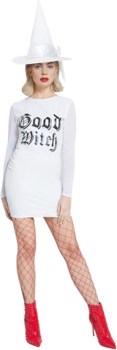 Fever Kostuum jurk -S- Good Witch Wit