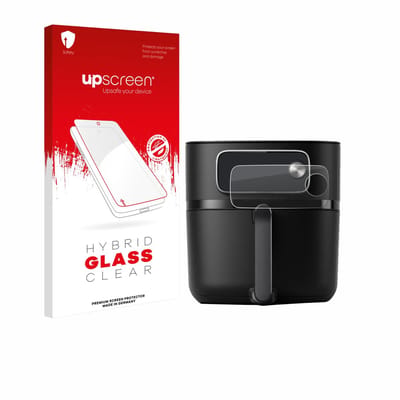 upscreen - Screenprotector voor Philips Airfryer HD9876/90 - Folie Beschermfolie Beschermglas transparant