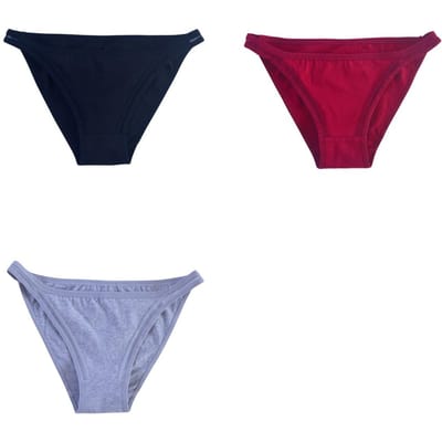 3 Stuks/Set Katoenen Slipjes Dames Lage Taille Slips Vrouwelijk Ondergoed Sexy Lingerie Comfortabele Braziliaanse Slipjes Ademend Ondergoed M-XL M&3PCS black