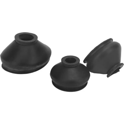 Cache anti-poussière universel pour rotule, cache anti-poussière en caoutchouc pour extrémité de biellette de direction pour voiture, véhicule utilitaire léger black