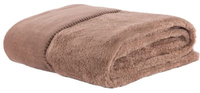 Tiseco - Plaid TOMO - Luxe & Warme Woondeken voor Bank of Bed - 150x200 cm, bruin