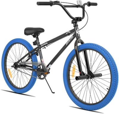 Joystar Brockway BMX-fiets - 24 inch - Handrem - Remmen - Achter V-brake - Pegs - Blauw - Geschikt voor buitenactiviteiten in de lente