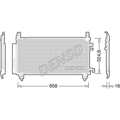 Condensator, airconditioning DENSO DCN50046