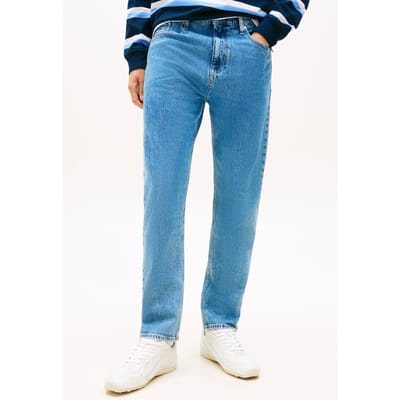 Tommy Hilfiger Arlo Slim Crop Denim Medium Größe: W33L32 | Straight Jeans Outlet | Herren | Blau