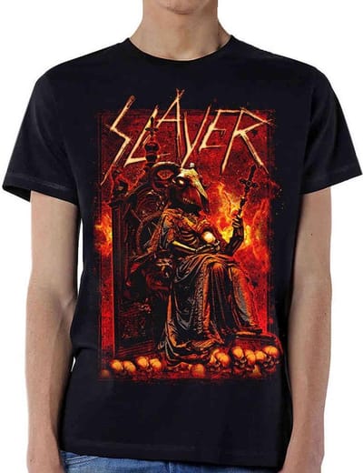 Slayer - Goat Skull heren unisex T-shirt zwart - S
