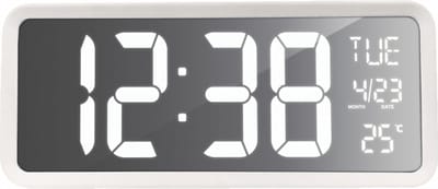 Wandklok / Tafelklok grote duidelijke cijfers - Datum & Dag aanduiding - Temperatuur - Technoline WS 8130