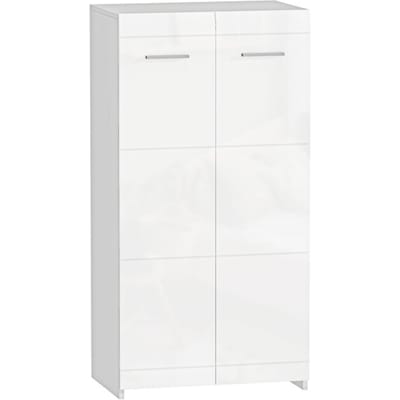 4goodz Schoenenkast met verstelbare planken - 10 paar - Wit Hoogglans