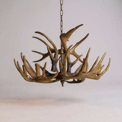 MBC Light - Hanglamp Rendier - 6 lichts - 80cm dia - hoogte 40cm ( alleen body )