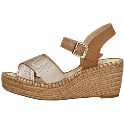 Replay Susan Cross Sandalen Touwzool - Cognac - Maat 37