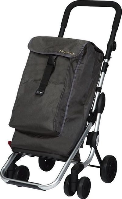 Playmarket Go Up Basic Boodschappenkar 39,5L Grijs grijs