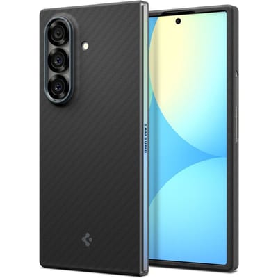 Spigen | Hoesje Geschikt voor Samsung Galaxy Z Fold 7 | Air Skin | Back Cover | Aramide Zwart