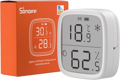Slimme Temperatuur en Vochtigheidssensor met LCD, ZigBee Hygrometer
