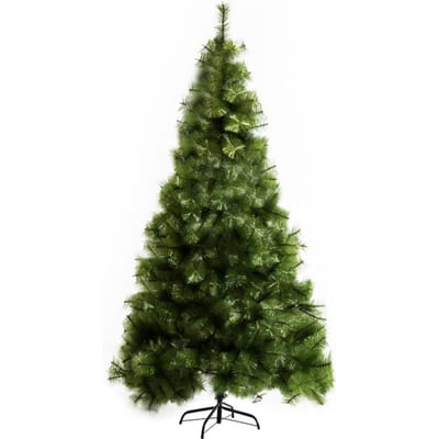 Homcom Kunstkerstboom 210 cm kunstkerstboom met 505 spikes kerstboom