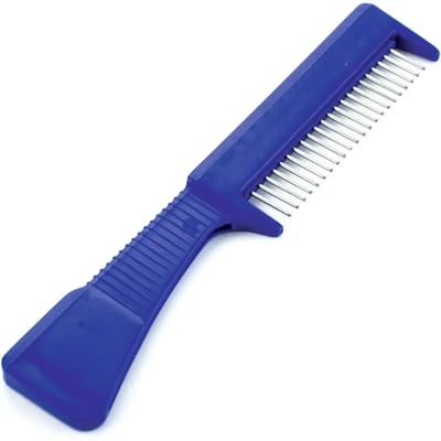 Plastic paardenborstel met draaiende tanden Umbria Equitazione
