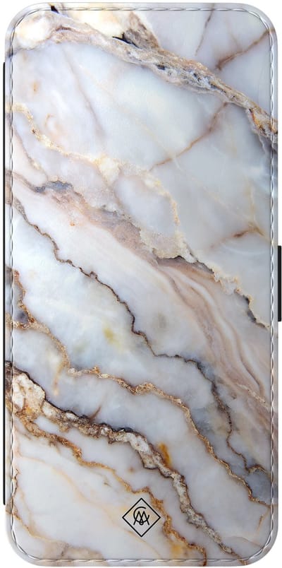 Casimoda® bookcase - Geschikt voor Samsung Galaxy A56 - Hoesje met pasjeshouder - Marble Dream - Multi - Kunstleer