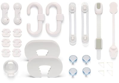Dooky Safety Kit – Complete 25-delige Babyproof Set – Kindveilig Huis Zonder Gereedschap