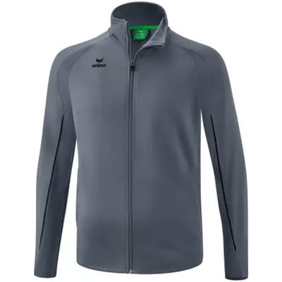 Erima Liga Star Polyesterjack Heren - Zwart / Slate Grey | Maat: M