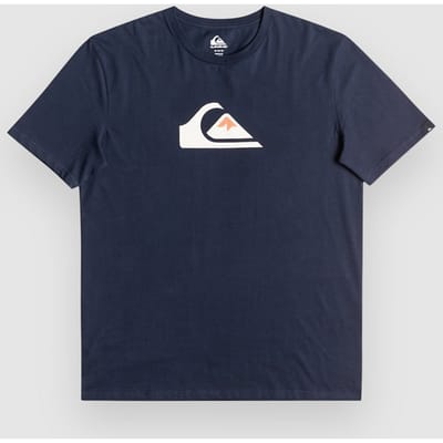 Quiksilver Comp Logo T-Shirt blauw