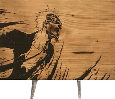 CharredArt - Houten Bord Bleach Ichigo Mask | Anime - Hout kunst - Huis decoratie woonkamer - Wanddecoratie accessoires - Kamer interieur decoraties