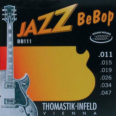 Snarenset elektrische gitaar - Thomastik-Infeld BB111 - Jazz BeBop - 11-47 - Nikkel Roundwound - Extra Light