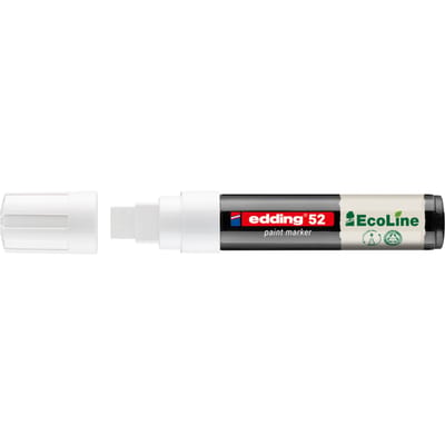 Paintmarker edding 52 EcoLine op waterbasis 4-15mm wit