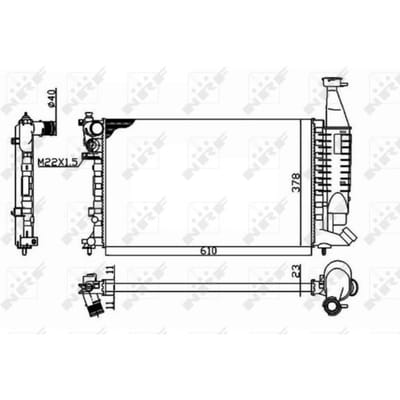 Radiator NRF 54677