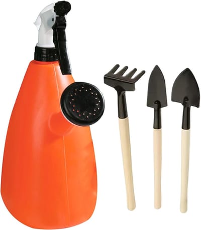 Gieter Plantensproeier - Bewateringskan - Planten Verzorgen - Ergonomisch Handvat Lange Uitloop - 1 Liter Capaciteit - Oranje