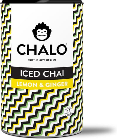 CHALO Lemon-ginger Iced Chai - Vegan Citroen & Gember Iced Tea - Zwarte Assam thee - 300GR