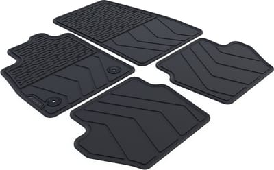 Rubber Automatten geschikt voor Ford Fiesta - Bouwjaar: 2017-2023 - Originele pasvorm - 4-delig - Uitvoering: Mk8