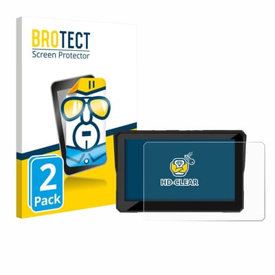 BROTECT - Screenprotector voor Carpuride W502 Pro 5" - Folie Beschermfolie transparant 2 Stuks