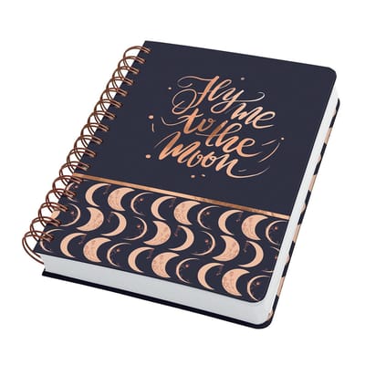 Sigel spiraal notitieboek Jolie A5 hardcover 240 pagina's dots 120 grams papier Moonlight Melody