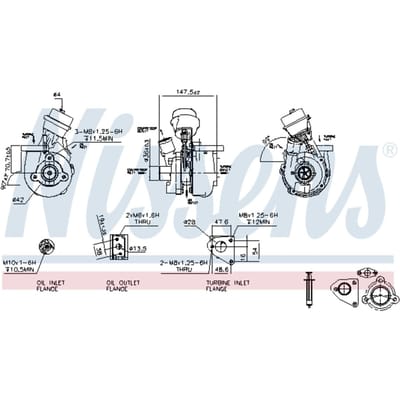 Supercharger, drukvulling NISSENS 93226