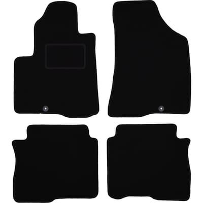 Zwarte veloursmatten voor: Hyundai SantaFe II SUV (2006-2012)