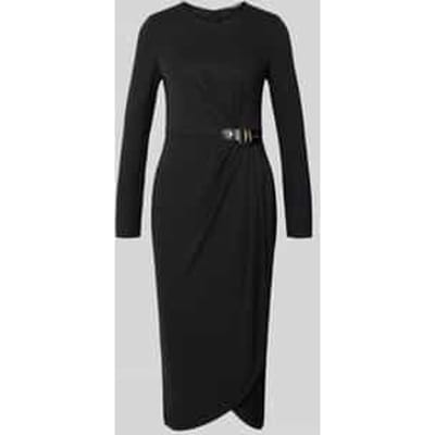 Midi-jurk met ronde hals, model 'SABLISE'