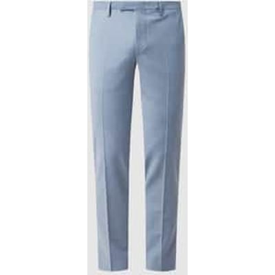 Slim fit pantalon met persplooien, model 'Monopoli'