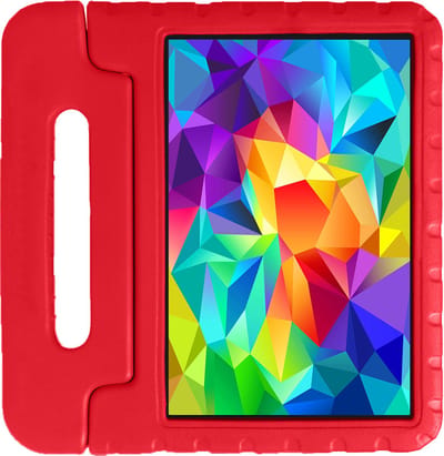Hoes - Geschikt voor Samsung Galaxy Tab A 10.1 (2019) - Kinderhoes Shockproof Bumper - Kidsproof Case - Tablet Hoesje - Kinder Hoesje Cover - Rood