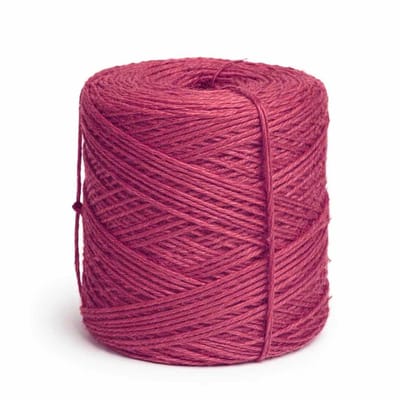 Jutetouw – Roze natuurvezel – Roze – Framboos – 470 meter – Vlaskoord