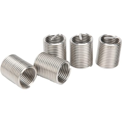 5 Stuks Draadinzetstukken Mannelijk Vrouwelijk Reductiemoer Reparatiegereedschap Roestvrij Staal Bevestigingsmiddel M22x2.5x2D