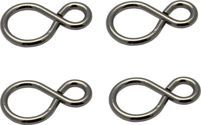 Gesloten S-haak - 22 x 1.8mm - Gegalvaniseerd - 4 stuks
