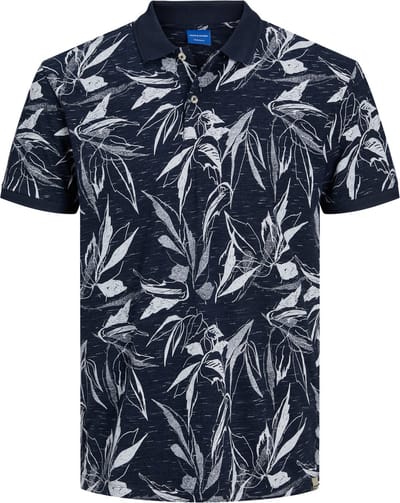 JACK&JONES JORCRAYON AOP POLO SS Heren Poloshirt - Maat S