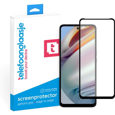 Motorola Moto G60 screenprotector gehard glas Edge to Edge