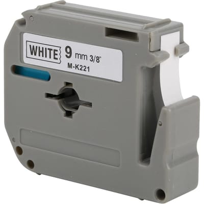 9mm Labeltape PET Accessoires M K221 Geschikt voor Brother Labelprinter PT 65 70 80
