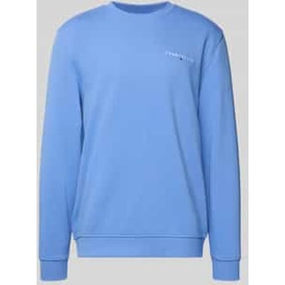 Tommy Hilfiger Regular Linear Crew Light Horizon Blue Taglia: XL | Maglioni a maglia Outlet | Uomo | Blu