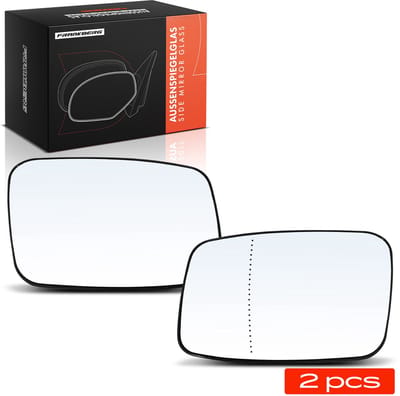 Frankberg 2x Spiegelglas Buitenspiegel Voor voor Volvo S40 S70 S90 V40