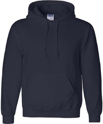 Gildan Zwaargewicht DryBlend Adult Unisex Hooded Sweatshirt Top / Hoodie (13 kleuren) (Marine)