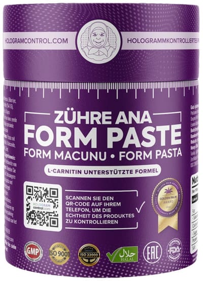 Zühre Ana® Kruidenpasta met L-Carnitine en Granaatappel - 240g - 100% Natuurlijk