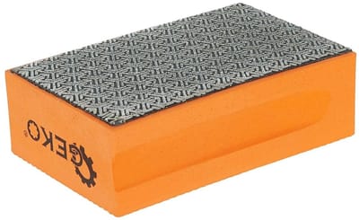 GEKO Diamant schuurblok - grof P100 - duurzaam en slijtvast - 94x64x31 mm