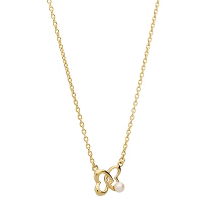 Orphelia 'Lili' Dames 925 Sterling Zilveren Ketting met Hanger - Goud ZK-7513/G