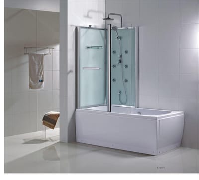 Bad-douchecombinatie Wiesbaden Vanity 170x85x218cm 5mm Veiligheidsglas Chrome Links